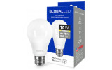 Упаковка світлодіодної лампи GLOBAL LED 1-GBL-163 A60 10W 3000K E27 зображення
