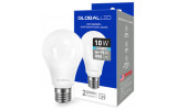 Упаковка світлодіодної лампи GLOBAL LED 1-GBL-164 A60 10W 4100K E27 зображення