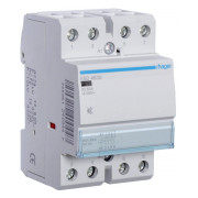 Контактор модульный бесшумный ESD463S 63А 24В AC 4НО, Hager (Франция) Контактор модульный бесшумный ESD463S 63А 24В AC 4НО, Hager (Франция) мини-фото