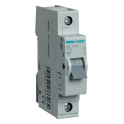 Автоматичний вимикач MC110A 1P 6kA C-10A 1M, Hager міні-фото