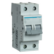 Автоматичний вимикач MC206A 2P 6kA C-6A 2M, Hager міні-фото