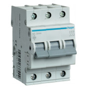 Автоматичний вимикач MC304A 3P 6kA C-4A 3M, Hager міні-фото