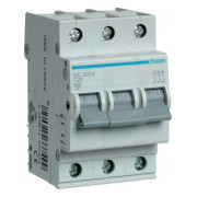 Автоматичний вимикач MC320A 3P 6kA C-20A 3M, Hager міні-фото
