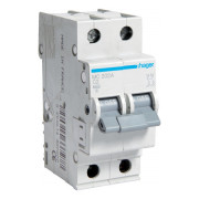 Автоматичний вимикач MC202A 2P 6kA C-2A 2M, Hager міні-фото