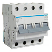 Автоматичний вимикач MC450A 4P 6kA C-50A 4M, Hager міні-фото