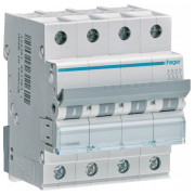 Автоматичний вимикач MCN450 4P 6kA C-50A 4M, Hager міні-фото