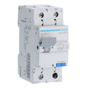 Диференційний автоматичний вимикач AD860J 1P+N 4.5kA C-10A 30mA тип AC, Hager міні-фото