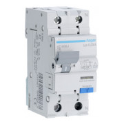 Диференційний автоматичний вимикач AD956J 1P+N 6kA C-6A 30mA тип A, Hager міні-фото
