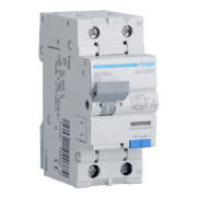 Диференційний автоматичний вимикач AD960J 1P+N 6kA C-10A 30mA тип A, Hager міні-фото
