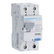 Диференційний автоматичний вимикач AD990J 1P+N 6kA C-40A 30mA тип A, Hager міні-фото