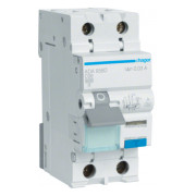 Диференційний автоматичний вимикач ADA956D 1P+N 6kA C-6A 30mA тип A, Hager міні-фото