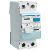Пристрій захисного відключення (ПЗВ) CDA240D 2P 40A 30mA тип A, Hager міні-фото
