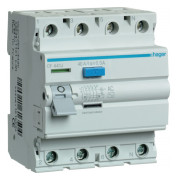 Пристрій захисного відключення (ПЗВ) CF441J 4P 40A 300mA тип AC, Hager міні-фото