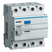 Пристрій захисного відключення (ПЗВ) CF425J 4P 25A 300mA тип A, Hager міні-фото