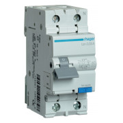 Диференційний автоматичний вимикач AD860J 1P+N 4.5kA C-10A 30mA тип AC, Hager міні-фото