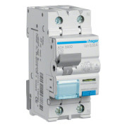 Диференційний автоматичний вимикач ADA560D 1P+N 10kA C-10A 30mA тип A, Hager міні-фото