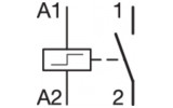 Реле импульсное 1НО 16А 230В AC, Hager изображение 2 (схема)