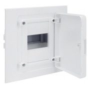 Щит врізний з білими дверцятами 4 модулі (1×4) GOLF, Hager міні-фото