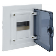 Щит врізний з прозорими дверцятами 4 модулі (1×4) GOLF, Hager міні-фото
