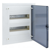 Щит врізний з прозорими дверцятами 24 модулі (2×12) GOLF, Hager міні-фото