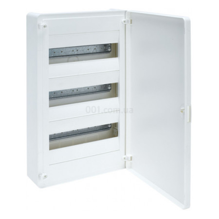 Щит накладний з білими дверцятами 36 модулів (3×12) GOLF, Hager (VS312PD) фото