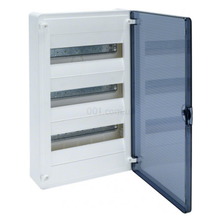 Щит накладной с прозрачной дверцей 36 модулей (3×12) GOLF, Hager (VS312TD) фото