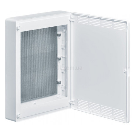 Щит 3-рядний для ММ-обладнання накладний білі пластикові перфоровані двері GOLF, Hager (VS318PZF) фото