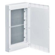 Щит 4-рядний для ММ-обладнання накладний білі пластикові перфоровані двері GOLF, Hager міні-фото