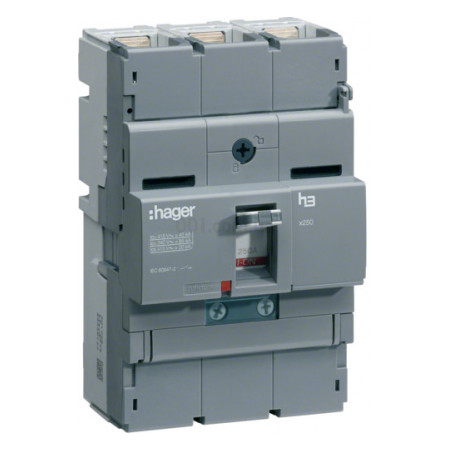 Автоматический выключатель x250 In=200А 3P 40кА, Hager (HNB200H) фото
