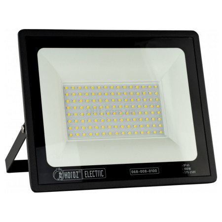 Прожектор SMD LED 100Вт 6400K 8000лм IP65 PARS-100 черный, Horoz Electric (068-008-0100-010) фото