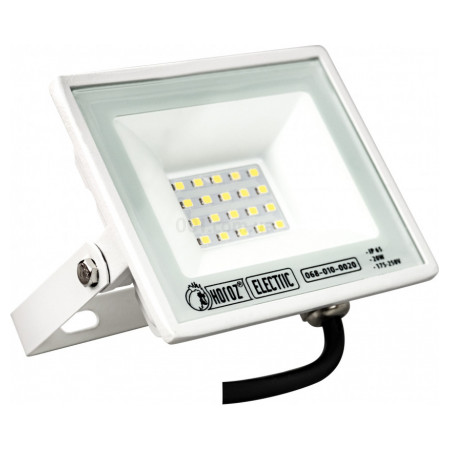 Прожектор SMD LED 20Вт 6400K 2200лм IP65 ASLAN-20 білий, Horoz Electric (068-010-0020-040) фото