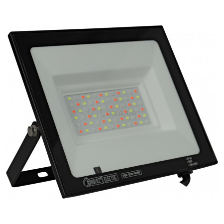 Прожектор SMD LED 50Вт RGB 4000лм IP65 REMIX-50 чорний, Horoz Electric (068-020-0050-010) фото