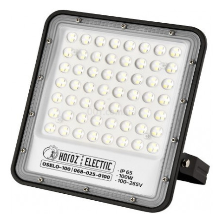 Прожектор SMD LED 100Вт 6400K 10000лм IP65 OSELO-100 черный, Horoz Electric (068-025-0100-010) фото