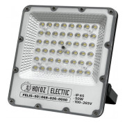 Прожектор SMD LED 50Вт 6400K 6000лм IP65 FELIS-50 чорний, Horoz Electric міні-фото