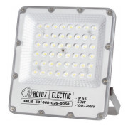 Прожектор SMD LED 50Вт 6400K 6000лм IP65 FELIS-50 сірий, Horoz Electric міні-фото