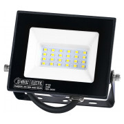 Прожектор SMD LED 20Вт 6400K 1800лм IP65 PARDUS-20 чорний, Horoz Electric міні-фото