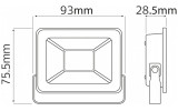 Прожектор SMD LED 10Вт 6400K 1100лм IP65 ASLAN-10 білий, Horoz Electric зображення 3 (габаритні розміри)