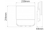 Прожектор SMD LED 100Вт 6400K 11700лм IP65 PEGASUS-100 черный, Horoz Electric изображение 4 (габаритные размеры)