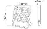 Прожектор SMD LED 200Вт 6400K 24000лм IP65 FELIS-200 черный, Horoz Electric изображение 3 (габаритные размеры)