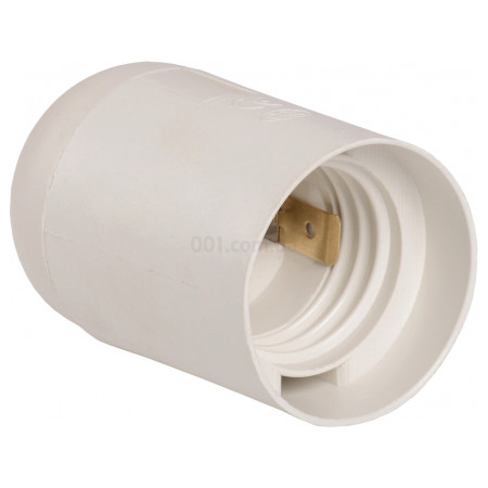 Патрон підвісний пластиковий E27 білий (без упаковки) Ппл27-04-К02, IEK (EPP10-04-01-K01) фото