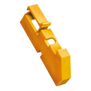 Изолятор DIN для нулевых шин желтый, IEK мини-фото