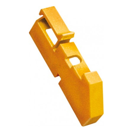 Изолятор DIN для нулевых шин желтый, IEK (YIS21) фото