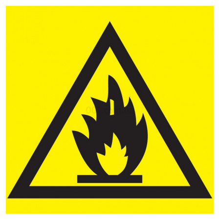 Знак 150x150 мм «Пожароопасно», IEK (YPC20-POGOP-2-010) фото