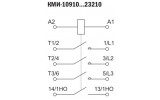 Електрична схема контакторів малогабаритних КМИ-10910 … КМИ-23210 IEK зображення