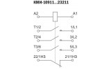 Електрична схема контакторів малогабаритних КМИ-10911 … КМИ-23211 IEK зображення