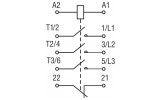 Электрическая схема миниконтакторов МКИ-XXXX1 IEK изображение