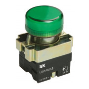 Индикатор LAY5-BU63 зеленый d22 мм, IEK мини-фото