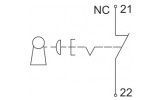 Электрическая схема кнопки управления LAY5-BS142 IEK изображение