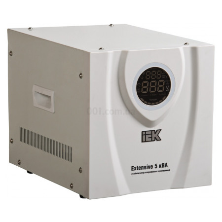 Стабілізатор напруги Extensive 5 кВА електронний переносний, IEK (IVS23-1-05000) фото