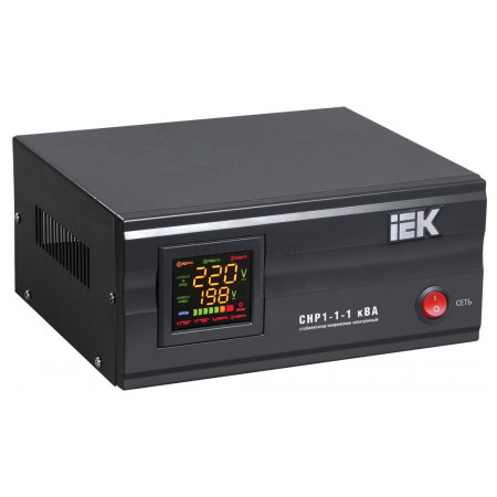 Стабилизатор напряжения СНР1-1-0,5 кВА электронный стационарный, IEK (IVS21-1-00500) фото